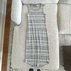 Philosophy Knit Striped Midi Dress